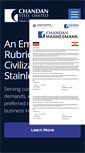 Mobile Screenshot of chandansteel.net
